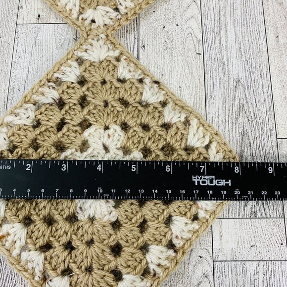 Kitchy Retro 70s Crotchet Owl Towel Holder Kitchen Bathroom Cottage Granny Core - Picture 8 of 9